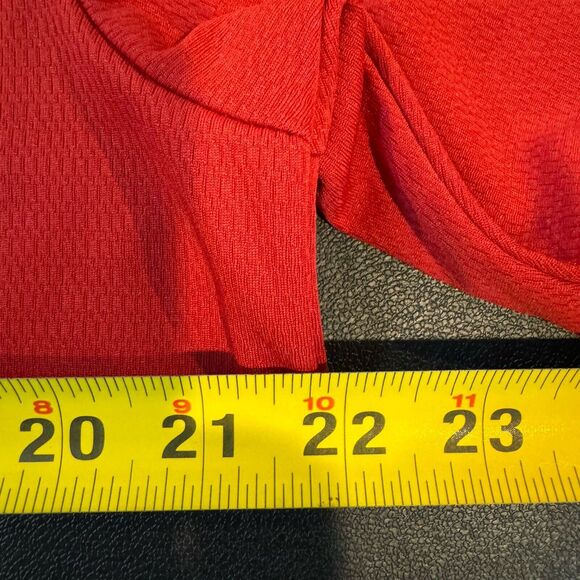 Roundtree & Yorke Men's Medium Red Performance Polo Shirt UPF 50 Golf NWT - Picture 7 of 7